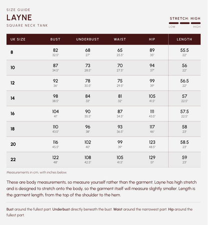 LAYNE - square neck nursing tank