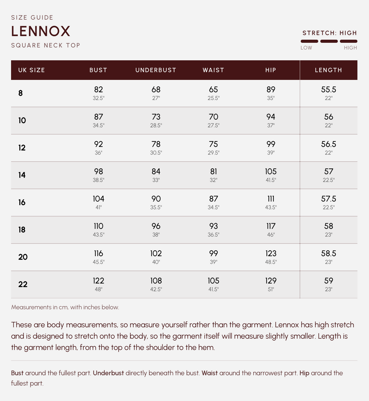 LENNOX - square neck nursing top