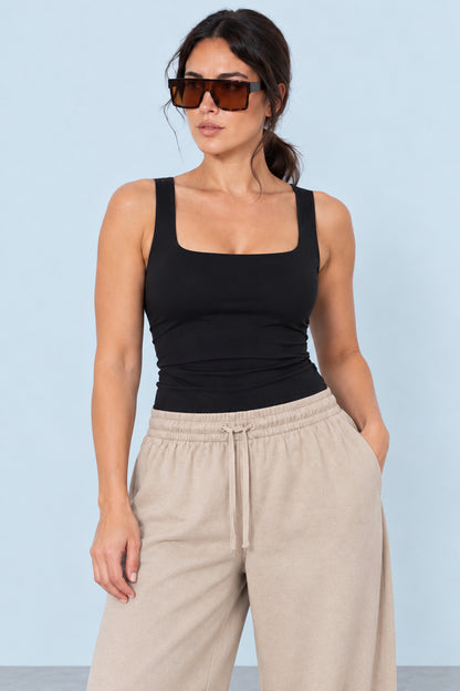 LAYNE - square neck nursing tank